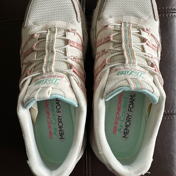 Skechers Shoes - Skechers Women's White and Pink Sneakers